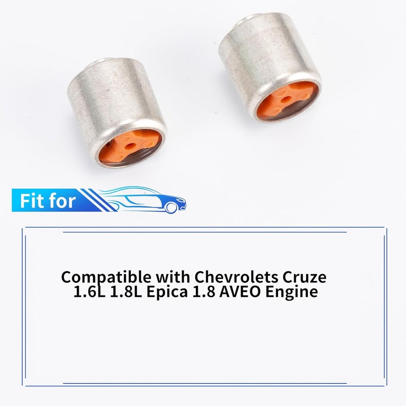 LesNau Car Original Oil By-pass Walve One-Way Valve 2PCS 55563957 for Chevrolets Cruze 1.6L 1.8L Epica 1.8 AVEO Engine New Oil Flow Red Opel Zafira Oil Check, Replace# 90530050 55556227, Orange - Image 5